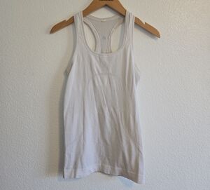 Lululemon Athletica Light Gray Racerback Tank Top